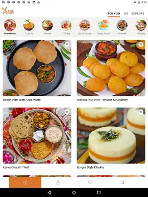 Yum Recipes android App screenshot 1