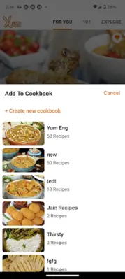 Yum Recipes android App screenshot 7